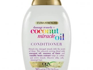OGX Coconut Miracle Oil Conditioner Κρέμα Μαλλιών Αποκατάστασης για Ταλαιπωρημένα Μαλλιά 385ml