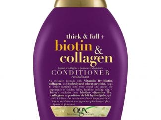 OGX Biotin & Collagen Conditioner Thick & Full Θρεπτική Μαλακτική Κρέμα για Πυκνότητα & Όγκο στα Λεπτά Αδύναμα Μαλλιά 385ml