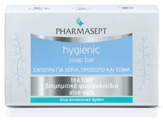 Pharmasept Hygienic Soap Bar Σαπούνι με Ήπια Αντισηπτική Δράση για Χέρια, Πρόσωπο, Σώμα 100gr