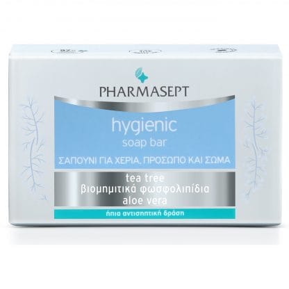 Pharmasept Hygienic Soap Bar Σαπούνι με Ήπια Αντισηπτική Δράση για Χέρια, Πρόσωπο, Σώμα 100gr