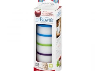 Dr Brown's Snack-A-Pillar 765 Κυπελλάκια Αποθήκευσης Φαγητού από 6 Μηνών 4 Τεμάχια