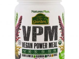 Nature's Plus Source of Life VPM Vegan Power Meal Πιστοποιημένη Βιολογική Vegan Πρωτεΐνη Από Ηλίανθος, Αρακά, Κινόα & Ρύζι 645gr
