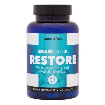 Nature's Plus Brainceutix Restore Συμπλήρωμα Διατροφής που Βοηθά στον Ύπνο & στη Βελτίωση της Διάθεσης 60caps