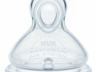 Nuk First Choice Plus Flow Control 6-18m Θηλή Σιλικόνης Κατά των Κολικών με Έλεγχο Ροής για Κάθε Είδος Τροφής 1 Τεμάχιο