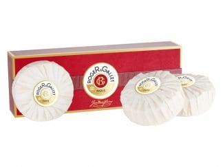 Roger & Gallet Jean Marie Farina Perfumed Soap Pack Πολυτελής Κασετίνα με 3 Φυτικά Σαπούνια Σώματος με Δροσερό Άρωμα 3x100gr