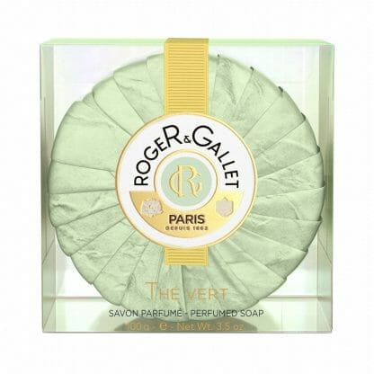 Roger & Gallet The Vert Soap Bar Αναζωογονητικό Φυτικό Σαπούνι Σώματος με Άρωμα Πράσινο Τσάι & Λεμόνι 100gr