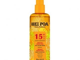 Hei Poa Soins Solaire Monoi Dry Oil Spf15 Tiare Spray Ξηρό Λάδι Χαμηλής Αντηλιακής Προστασία για Πρόσωπο & Σώμα 150ml