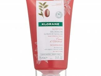 Klorane Travel Size Nourishing Shower Gel With Organic Cupuacu Butter Hibiscus Flower Απαλό Αφρόλουτρο με Άνθος Ιβίσκου 75ml