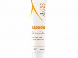 A-Derma Protect Invisible Fluid Spf50+ Λεπτόρρευστη Αντηλιακή Κρέμα Προσώπου Πολύ Υψηλής Προστασίας 40ml