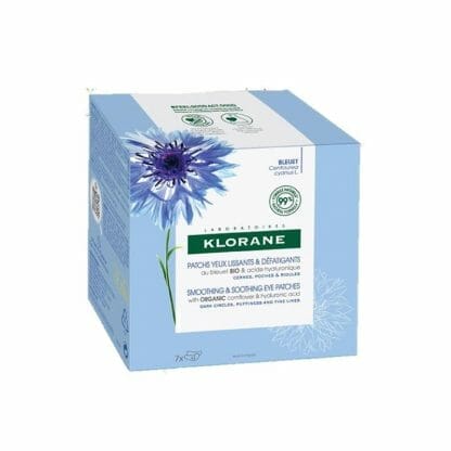 Klorane Smoothing & Soothing Eye Patches Δροσιστικά Επιθέματα Ματιών Κατά των Σημαδιών Κόπωσης 7x2Patches