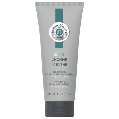 Roger & Gallet L'Homme Menthe Body,Face & Hair Shower Gel Ανδρικό Αφρόλουτρο Εμπλουτισμένο με Τζίντζερ για Κάθε Επιδερμίδα 200ml