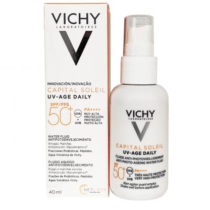 Vichy Capital Soleil UV- Age Daily Spray Spf50+ Λεπτόρρευστο Αντιρυτιδικό Αντηλιακό Πολύ Υψηλής Προστασίας 40ml