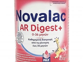 Novalac AR Digest+ Διατροφικό Παρασκεύασμα για Ειδικούς Ιατρικούς Σκοπούς σε Περιπτώσεις Βρεφικών Αναγωγών, 0-36 Μηνών 400gr