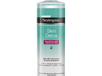 Neutrogena Skin Detox Eau Micellar Triple Action Water Απαλό Νερό Καθαρισμού Προσώπου 400ml