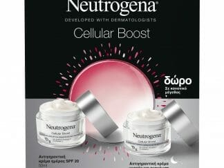 Neutrogena Πακέτο Προσφοράς Cellular Boost Αντιγηραντική Κρέμα Ημέρας Spf20, 50ml & Δώρο Αντιγηραντική Κρέμα Νυκτός 50ml