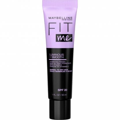 Maybelline Fit Me Luminous & Smooth Hydrating Primer Spf20 Μεσαίας Αντηλιακής Προστασίας για Λαμπερή Επιδερμίδα 30ml