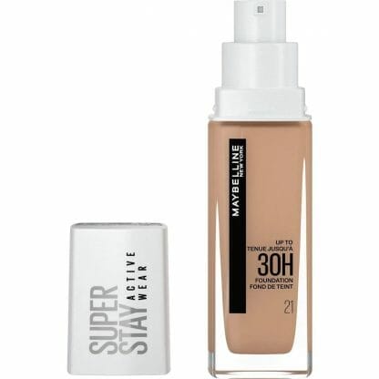Maybelline Super Stay 30H Foundation Υγρό Make Up για Τέλεια Κάλυψη Έως και 30 Ώρες 30ml - 21 Nude Beige