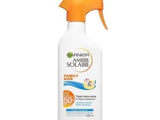 Garnier Ambre Solaire Sensitive Advanced Trigger Spray Spf50+ Family Αντηλιακό Γαλάκτωμα Πολύ Υψηλής Προστασίας 300ml