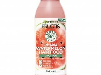 Garnier Fructis Hair Food Plumping Shampoo Watermelon Θρεπτικό Σαμπουάν για Όγκο με Καρπούζι για Λεπτά Μαλλιά 350ml