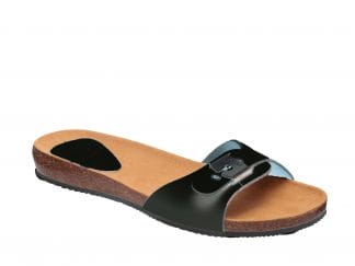 Scholl Shoes Bahamais Noir Γυναικεία Ανατομικά Παπούτσια Χαρίζουν Σωστή Στάση & Φυσικό Χωρίς Πόνο Βάδισμα 1 Ζευγάρι - 37