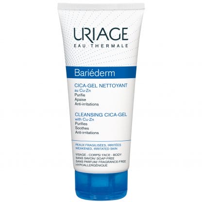 Uriage Eau Thermale Bariederm Cleansing Cica-Gel With Cu-Zn Τζελ Καθαρισμού που Καταπραΰνει και Εξυγιαίνει το Δέρμα 200ml