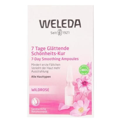 Weleda 7 Day Smoothing Ampoules Κούρα 7 Ημερών σε Αμπούλες για Λείανση & Άμεση Λάμψη με Έλαιο Τριαντάφυλλου 7 x 0.8ml