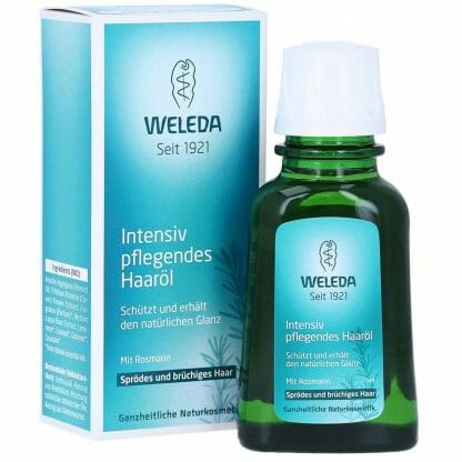 Weleda Intensive Nourishing Hair Oil with Rosemary Θρεπτικό Λάδι Δεντρολίβανο για Περιποίηση των Ξηρών & Εύθραυστων Μαλλιών 50ml