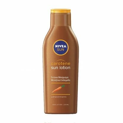 Nivea Sun Carotene Lotion Γαλάκτωμα Σώματος με Εκχύλισμα Καροτίνης για Γρήγορα Όμορφο και Έντονο Μαύρισμα 200ml