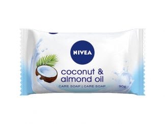 Nivea Coconut & Almond Oil Soap Bar Μπάρα Σαπουνιού για Περιποίηση με Αμυγδαλέλαιο & Άρωμα Καρύδας 90gr