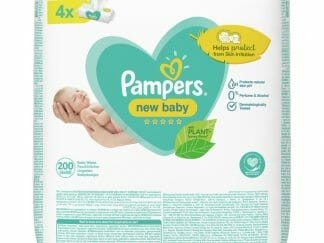 Pampers New Baby Wipes Sensitive Απαλά Μωρομάντηλα Ιδανικά για την Προστασία της Επιδερμίδας από τους Ερεθισμούς 4x50 Τεμάχια