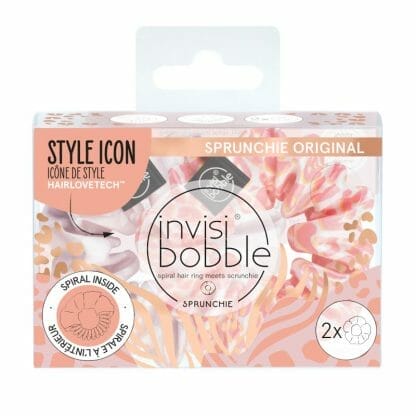 Invisibobble Sprunchie Urban Safari Duo We’ll Always Have Panther Σετ Λαστιχάκια Μαλλιών με Υφασμάτινη Επένδυση 2 Τεμάχια