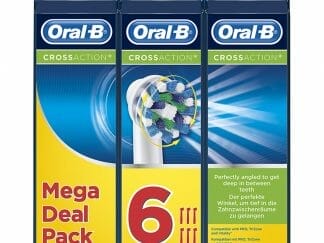 Oral-B Cross Action Mega Deal Pack Ανταλλακτικές Κεφαλές Βουρτσίσματος 6 Τεμάχια