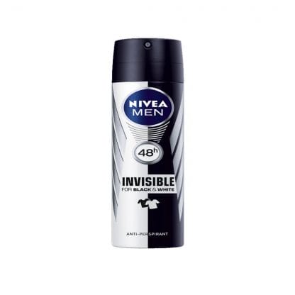 Nivea Men Invisible Black And White Original Anti-Perspirant Deodorant Spray Ανδρικό Αποσμητικό Κατά των Λευκών Σημαδιών 35ml
