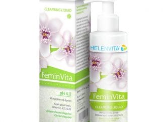 Helenvita FeminVita Cleansing Liquid pH 4.2 Υγρό Καθαρισμού για την Ευαίσθητη Περιοχή με Πρεβιοτική Δράση 200ml