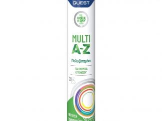 Quest Multi A-Z Multivitamin Πολυβιταμινούχο Συμπλήρωμα Διατροφής για Ενέργεια & Τόνωση 20eff.tabs