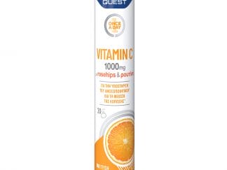Quest Vitamin C 1000mg Συμπλήρωμα Διατροφής με Βιταμίνη C για την Καλή Λειτουργία του Ανοσοποιητικού Συστήματος 20eff.tabs
