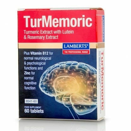 Lamberts Turmemoric with Turmeric Extract with Lutein Συμπλήρωμα Διατροφής για Φυσιολογική Γνωστική Λειτουργία 90tabs