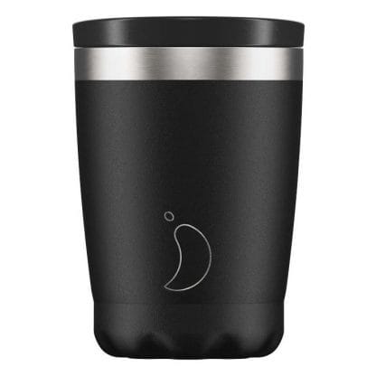 Chilly's Coffee Cup Ανοξείδωτη Κούπα για Ροφήματα 340ml - Black