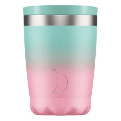 Chilly's Coffee Cup Gradient Edition Pastel Ανοξείδωτη Κούπα για Ροφήματα 340ml