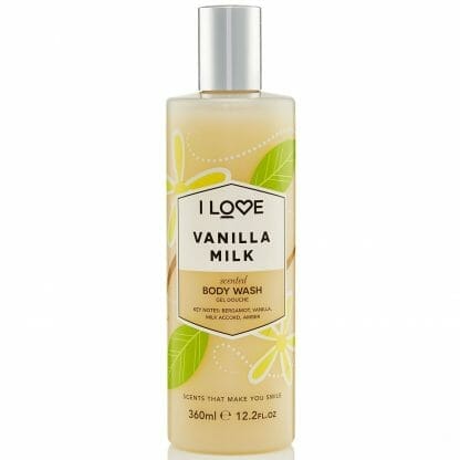 I love... Vanilla Milk Body Wash Κρεμώδες Αφρόλουτρο με Εκχυλίσματα Φρούτων για Απαλή & Μεταξένια Επιδερμίδα 360ml