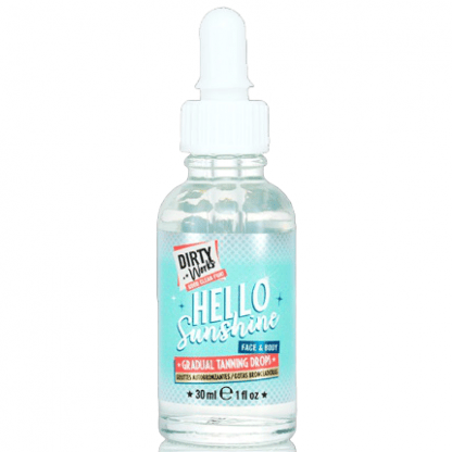 Dirty Works Hello Sunshine Face & Body Gradual Tanning Drops Argan Oil για Φυσικό Μαύρισμα 30ml