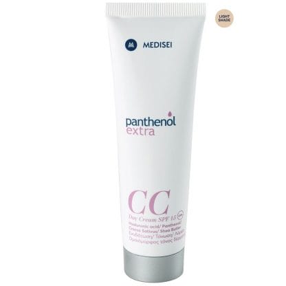 Medisei Panthenol Extra CC Day Cream Spf15 Κρέμα για Ενυδάτωση Τόνωση & Λάμψη 50ml - Light Shade