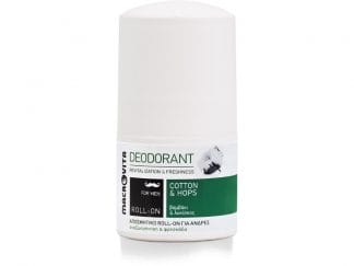 Macrovita Revitalization & Freshness Deodorant Cotton & Hops Roll on Αντρικό Αποσμητικό για Φρεσκάδα & Αναζωογόνηση 50ml