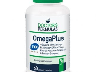 Doctor's Formulas OmegaPlus Συμπλήρωμα Διατροφής, Φόρμουλα Ιχθυελαίων με Ελαιοευρωπαίνη & Εκχύλισμα Κόκκινου Σταφυλιού 60caps