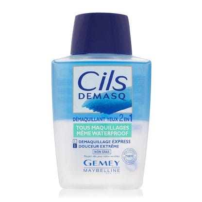 Maybelline Cils Makeup Remover for Eyes 2 in 1 Λοσιόν Ντεμακιγιάζ Ματιών με Φόρμουλα Διπλής Δράσης 125ml