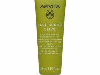 Apivita Face Scrub With Olive for Deep Exfoliating Scrub Βαθιάς Απολέπισης με Ελιά, Ιδανικό για Λιπαρές/Μικτές Επιδερμίδες 50ml