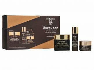Apivita Queen Bee Πακέτο Προσφοράς Κρέμα Νύχτας 50ml & Δώρο Ορός Προσώπου 10ml & Δώρο Κρέμα Ημέρας Ελαφριάς Υφής 15ml