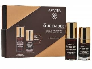 Apivita Queen Bee Πακέτο Προσφοράς Anti Age Defence Serum Ορός Ολιστικής Αντιγήρανσης Προσώπου 30ml & Δώρο Eye Cream 15m