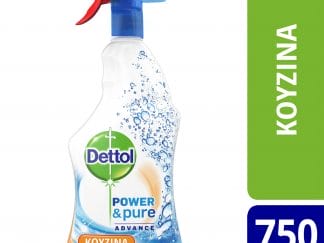 Dettol Power & Pure Oxygen Splash Καθαριστικό Spray Κουζίνας με Ενεργό Οξυγόνο 750ml