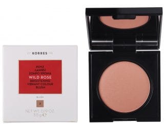 Korres Wild Rose Blush Άγριο Τριαντάφυλλο Ρουζ Μεταξένιας Υφής για Λάμψη & Ζωηρό Χρώμα 5.5g - 31 Light Bronze